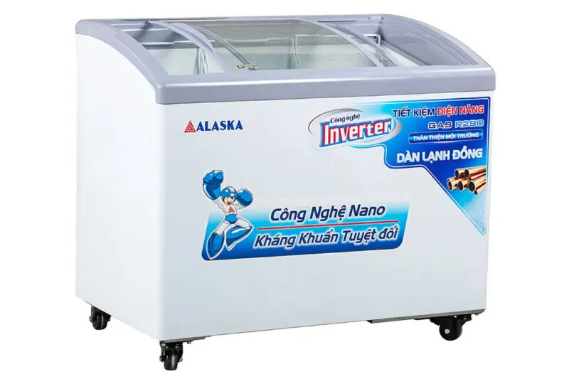 Tủ đông Alaska KC-210C 210 lít 4 Tủ Đông Kính Cong Alaska 300 Lít KC-210C Tủ Đông Kính Cong Alaska 300 Lít KC-210C