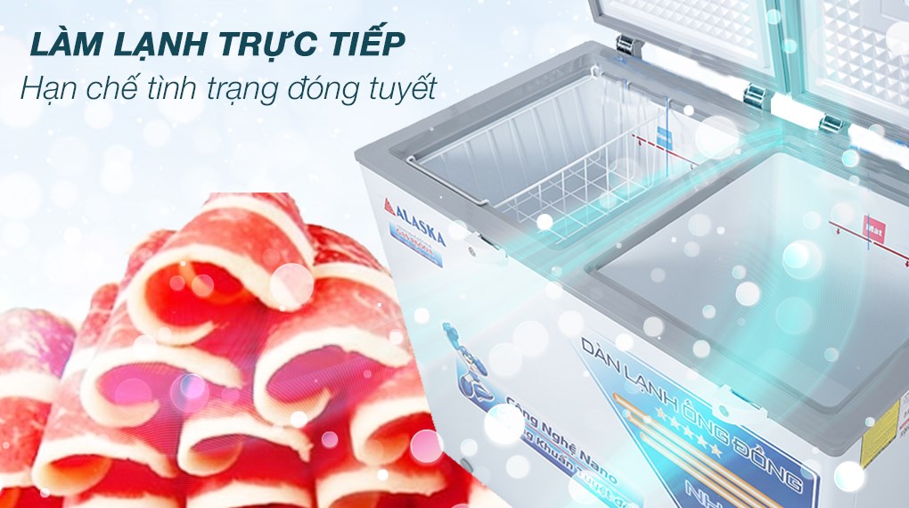 Tủ Đông Mát Alaska 230 Lít BCD 3068C Tủ Đông Mát Alaska 230 lít BCD 3068C