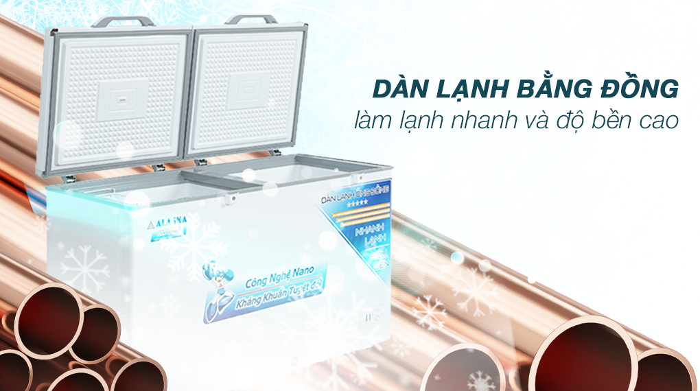 Tủ Đông Mát Alaska 405 Lít BCD 5068C Tủ đông Alaska 312 lít BCD 5068C - Công nghệ làm lạnh