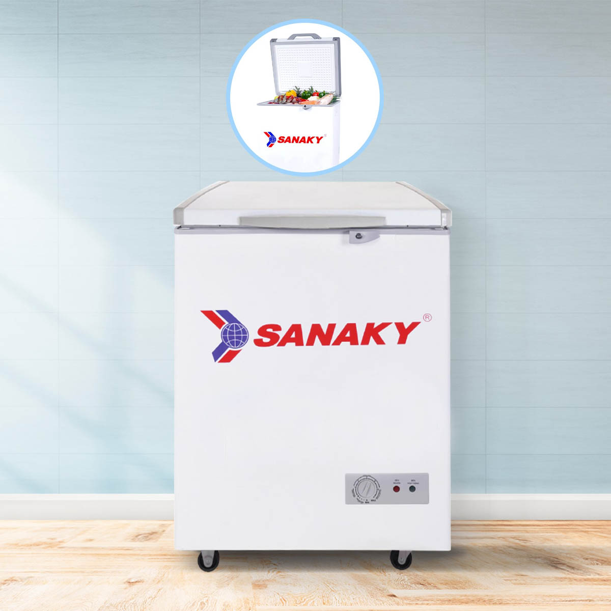 tu-dong-sanaky-100-lit-vh-150hy2-47089 Tủ Đông Sanaky 100 Lít VH-150HY2 Thiết kế nhỏ gọn của Tủ Đông Sanaky 100 Lít VH-150HY2