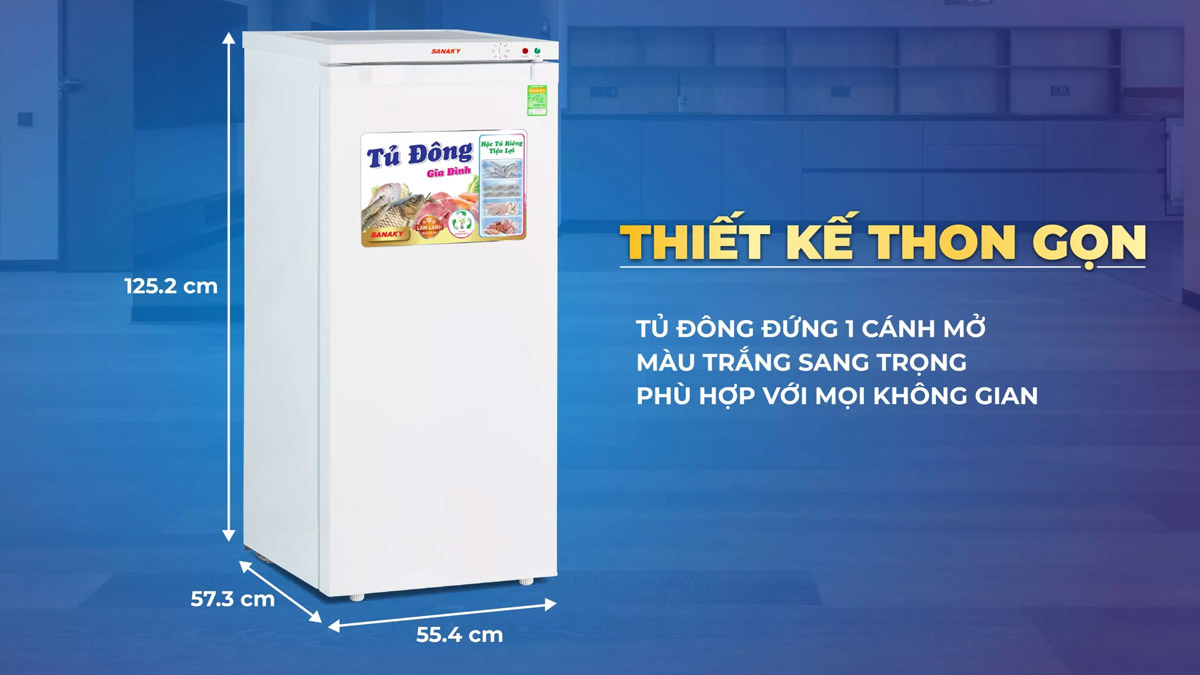 Tủ Đông Sanaky Inverter 150 Lít VH-180VD3(T) Tủ Đông Sanaky Inverter 150 lít VH-180VD3(T)