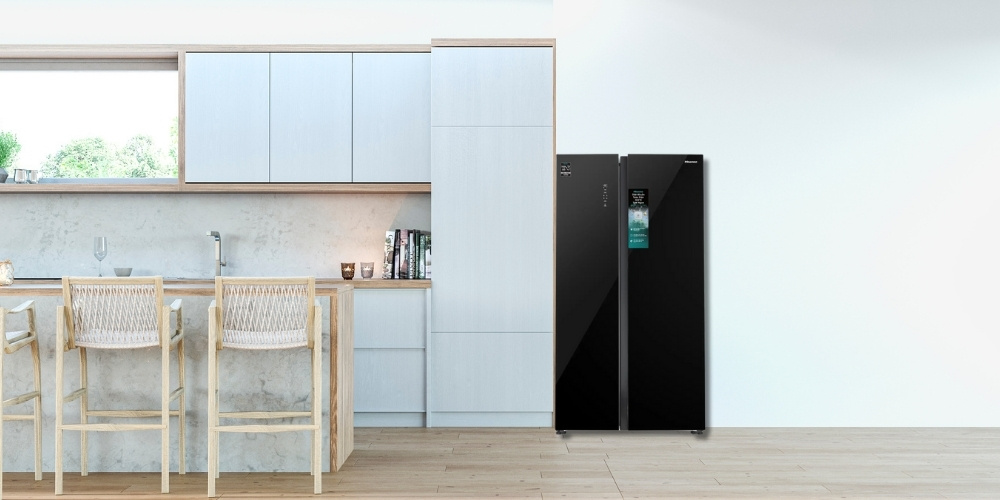Tủ Lạnh Hisense Inverter 544 Lít RS708N4EBU Tủ Lạnh Hisense Inverter 544 Lít RS708N4EBU