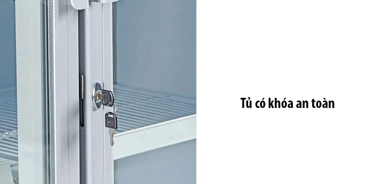 tu-mat-alaska-600-lit-lc-600c-53654-4 Tủ Mát Alaska 600 Lít LC-600C Tủ có khóa an toàn