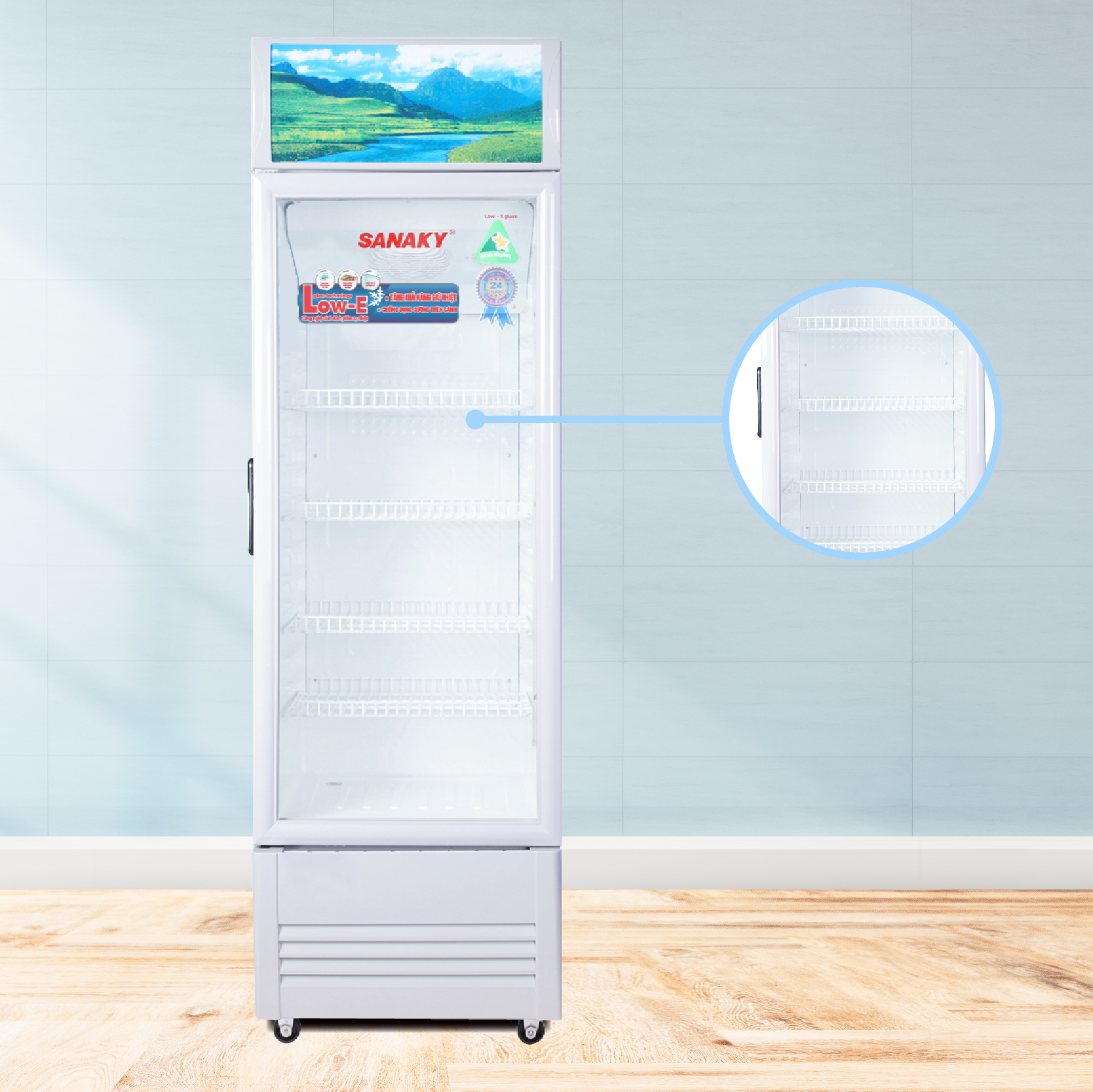Tủ Mát Sanaky 130 Lít VH-168KL Tủ Mát Sanaky 130 Lít VH-168KL
