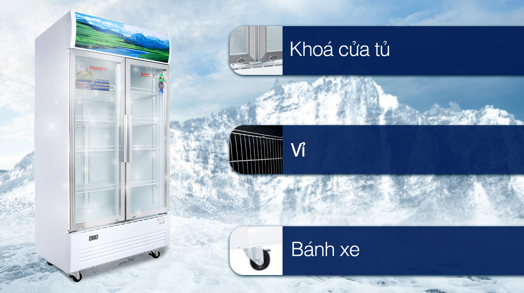 Tủ Mát Sanaky 900 lít Inverter VH-1009HP3 - Tiện ích Tủ Mát Sanaky 900 Lít Inverter VH-1009HP3 Tủ Mát Sanaky 900 lít Inverter VH-1009HP3 - Tiện ích