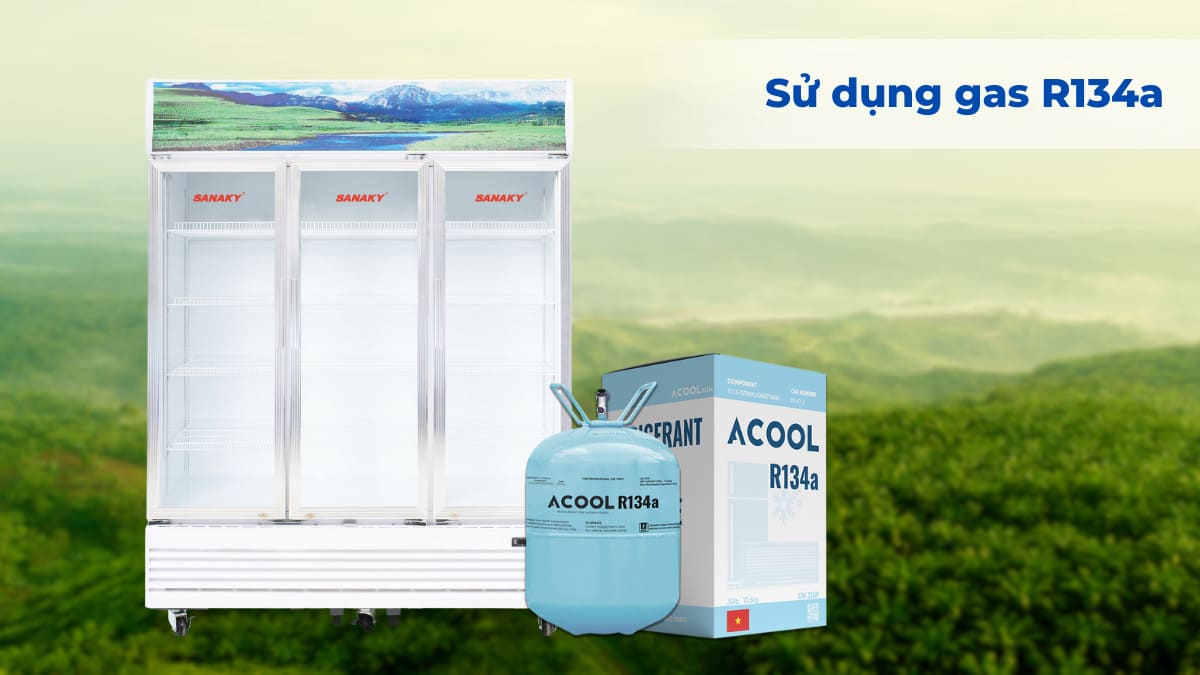 tu-mat-sanaky-inverter-1400-lit-vh-1520hp3-53749-4 Tủ Mát Sanaky Inverter 1400 Lít VH-1520HP3 Tủ sử dụng gas R134a thân thiện với môi trường