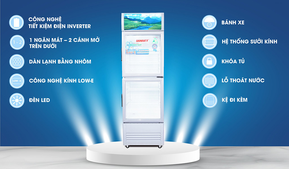 tu-mat-sanaky-inverter-240-lit-vh-308w3l-54046 Tủ Mát Sanaky Inverter 240 Lít VH-308W3L Tủ Mát Sanaky Inverter 240 Lít VH-308W3L