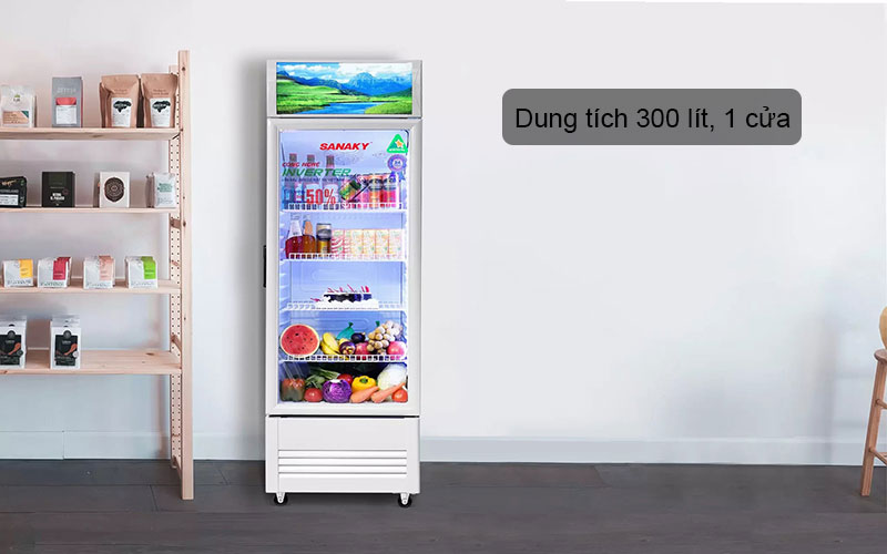 tu-mat-sanaky-inverter-300-lit-vh-3089k3-53786-1 Tủ Mát Sanaky Inverter 300 Lít VH-3089K3 Dung tích 300 lít, 1 cửa mở