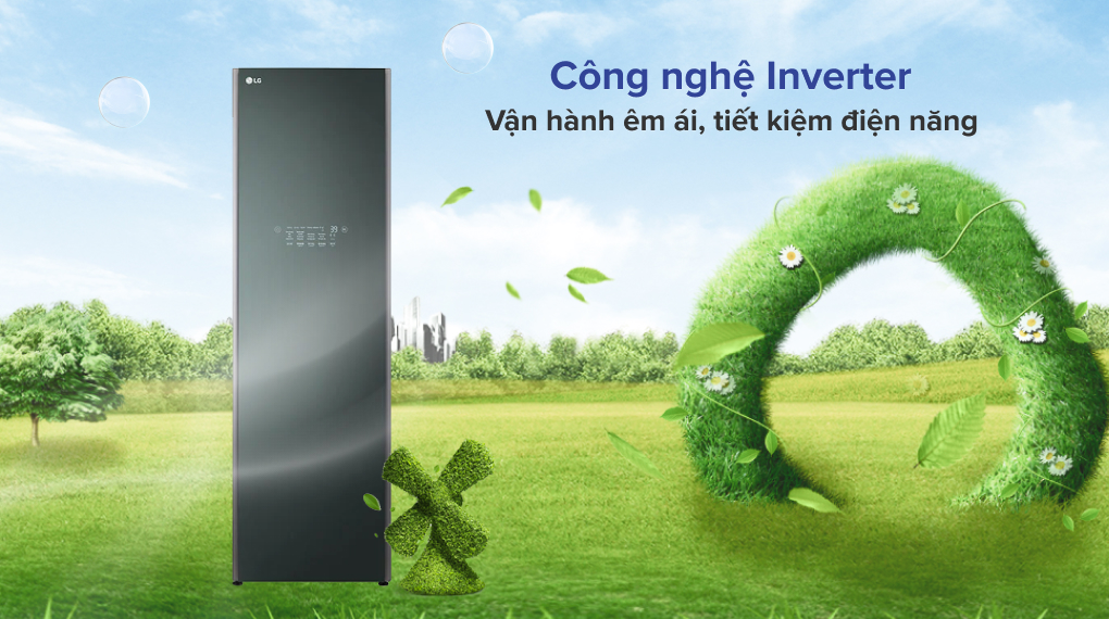 Tủ chăm sóc quần áo thông minh LG S5GOC - Công nghệ Inverter Tủ chăm sóc quần áo LG Inverter 5 móc S5GOC Tủ chăm sóc quần áo thông minh LG S5GOC - Công nghệ Inverter
