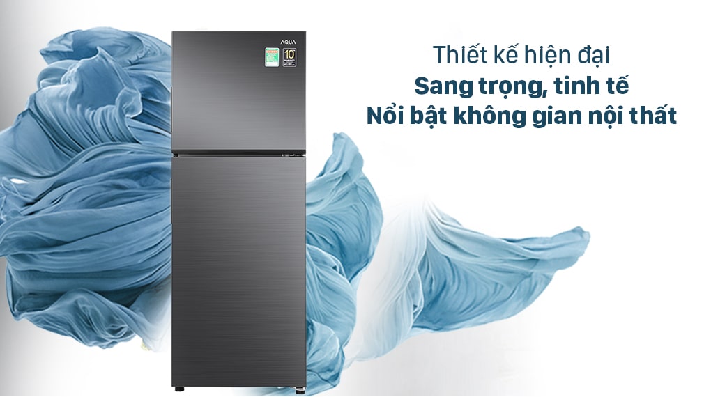 Tủ lạnh Aqua Inverter 212 Lít AQR-T239FA(HB) Tủ lạnh Aqua Inverter 212 lít AQR-T239FA(HB) - Hai cửa quen thuộc, dễ sử dụng