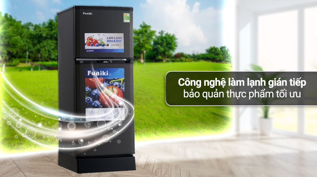 Tủ lạnh Funiki 126 lít HR T6126TDG Tủ lạnh Funiki 126 Lít HR T6126TDG Tủ lạnh Funiki 126 lít HR T6126TDG