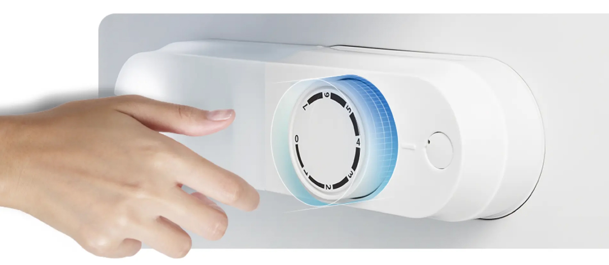 Tủ lạnh Hisense 82 Lít HR08DR Điều chỉnh nhiệt độ dễ dàng bằng nút xoay