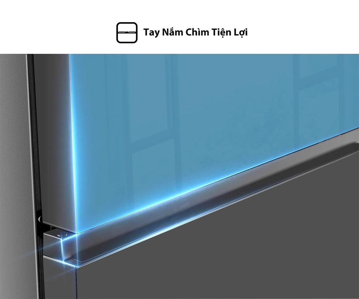 Tủ lạnh Hisense Inverter 424 Lít RT549N4EBU Khay cửa có thể dịch chuyển