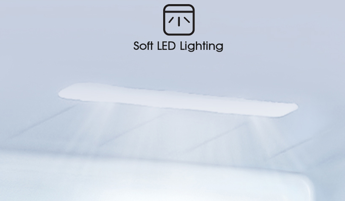 Tủ lạnh Hisense Inverter 519 Lít HS56WBG Hệ thống đèn LED chiếu sáng mọi góc tủ