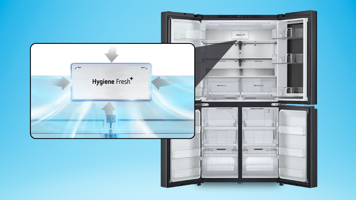 Tủ lạnh LG Inverter 666 Lít LFB66BLMI Công nghệ Hygyene Fresh+ duy trì trạng thái trong lành cho không gian tủ lạnh