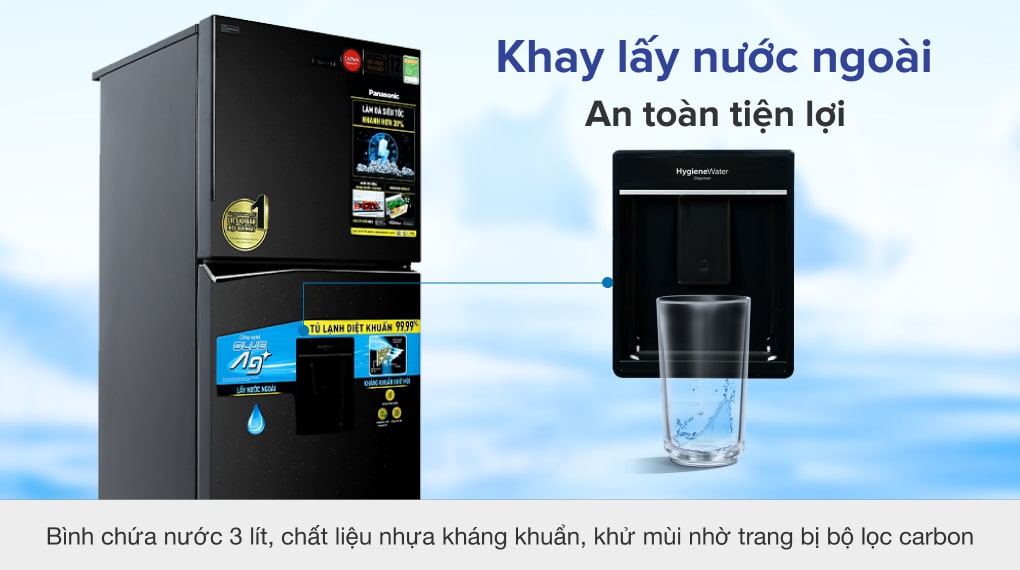 Tủ lạnh Panasonic Inverter 326 lít NR-TL351GPKV - Khay lấy nước ngoài Tủ lạnh Panasonic Inverter 326 lít NR-TL351GPKV - Khay lấy nước ngoài