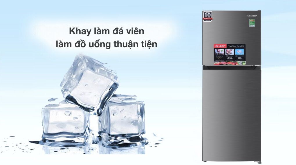 Tủ lạnh Sharp Inverter 181 lít SJ-X198V-SL - Tiện ích