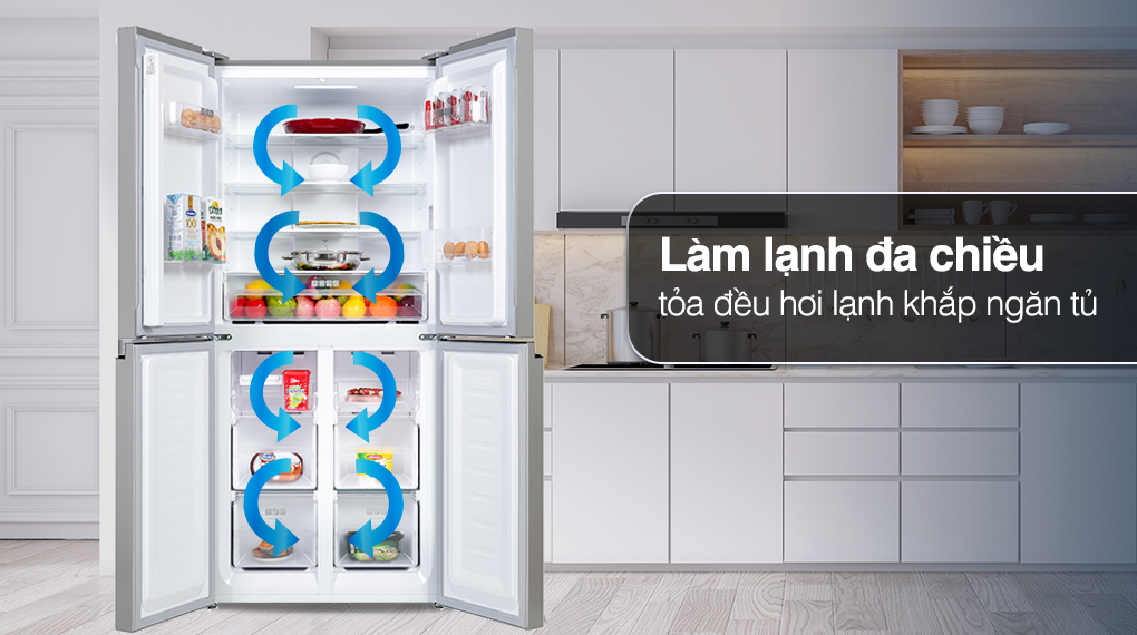 Tủ lạnh Sharp Inverter 362 Lít SJ-FX420VG-BK - Làm lạnh đa chiều Tủ lạnh Sharp Inverter 362 Lít SJ-FX420VG-BK Tủ lạnh Sharp Inverter 362 Lít SJ-FX420VG-BK - Làm lạnh đa chiều