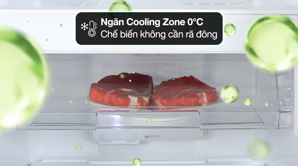 Tủ lạnh Toshiba Inverter 253 Lít GR-RT329WE-PMV(52) Tủ lạnh Toshiba Inverter 253 lít GR-RT329WE-PMV(52) - Ngăn Cooling Zone