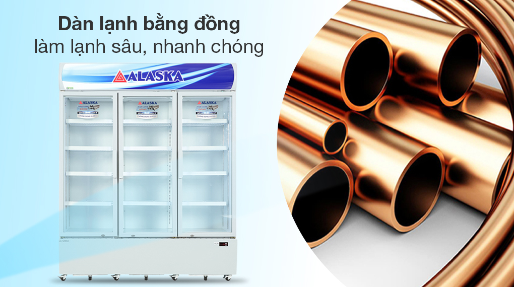 Tủ mát Alaska 1200 Lít LC-1200C3 Tủ mát Alaska 1200 lít LC-1200C3 - Công nghệ làm lạnh