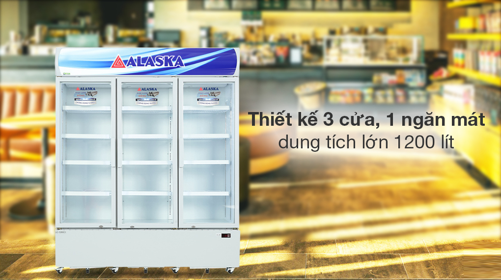 Tủ mát Alaska 1200 Lít LC-1200C3 Tủ mát Alaska 1200 lít LC-1200C3 - Tổng quan thiết kế
