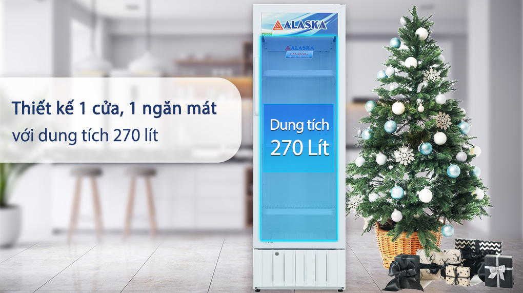 Tủ mát Alaska 270 Lít LC 455H Tủ mát Alaska 270 lít LC 455H
