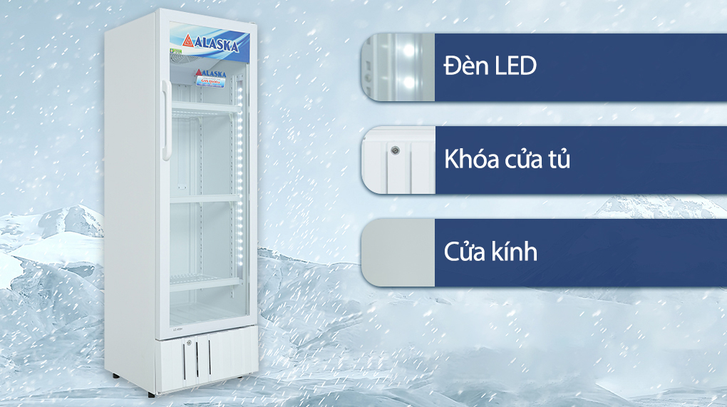 Tủ mát Alaska 270 Lít LC 455H Tủ mát Alaska 270 lít LC 455H