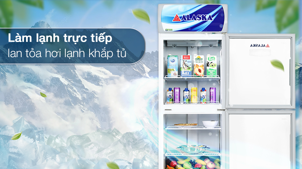 Tủ mát Alaska 385 lít LC-385D - Công nghệ làm lạnh Tủ mát Alaska 385 Lít LC-385D Tủ mát Alaska 385 lít LC-385D - Công nghệ làm lạnh