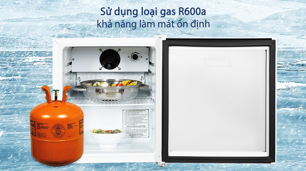 Tủ mát Alaska 50 Lít LC 50T Tủ mát Alaska 50 lít LC 50 Trắng - Thiết kế bên trong