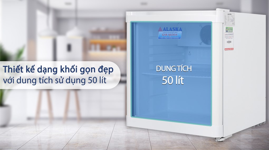 Tủ mát Alaska 50 Lít LC 50T Tủ mát Alaska 50 lít LC 50 Trắng - Tổng quan thiết kế