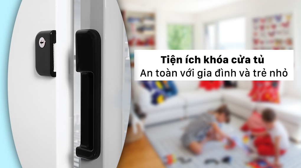 Tủ Mát Sanaky 240 lít TM.VH308KL - Khóa trẻ em Tủ mát Sanaky 240 Lít VH-308KL Tủ Mát Sanaky 240 lít TM.VH308KL - Khóa trẻ em