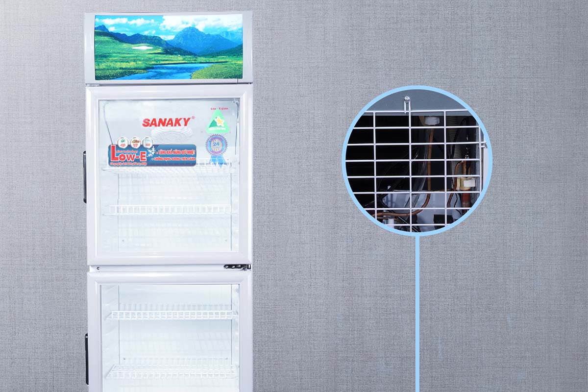 tu-mat-sanaky-290-lit-vh-358wl-18399-3 Tủ mát Sanaky 290 Lít VH-358WL Có lỗ thoát nước vệ sinh