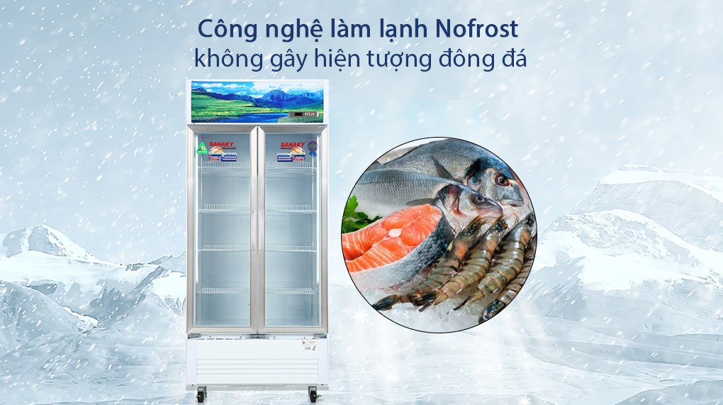 Tủ mát Sanaky 700 lít TM.VH8009HP - Công nghệ làm lạnh Tủ mát Sanaky 700 Lít VH-8009HP Tủ mát Sanaky 700 lít TM.VH8009HP - Công nghệ làm lạnh