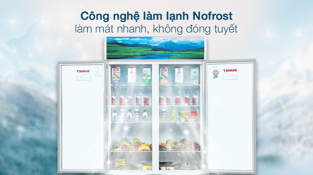 Tủ mát Sanaky Inverter 1100 lít TM.VH1209HP3 - Công nghệ làm lạnh Tủ mát Sanaky Inverter 1100 Lít VH-1209HP3 Tủ mát Sanaky Inverter 1100 lít TM.VH1209HP3 - Công nghệ làm lạnh