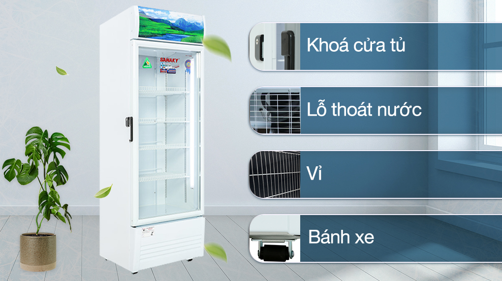Tủ mát Sanaky Inverter 350 lít VH-3589K3 - Tiện ích Tủ mát Sanaky Inverter 350 Lít VH-3589K3 Tủ mát Sanaky Inverter 350 lít VH-3589K3 - Tiện ích