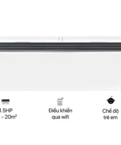 Máy lạnh kết hợp lọc khí Sharp 1.5 HP AH-XP13DPW
