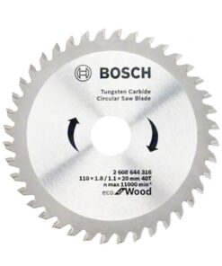 Lưỡi cưa gỗ Bosch 110x20mm T40 (2608644316)