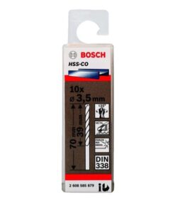 Mũi khoan Inox Bosch HSS-CO 3.5MM (HỘP 10 MŨI) 2608585879