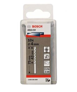 Mũi khoan Inox Bosch HSS-CO 4MM (HỘP 10 MŨI) 2608585880
