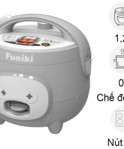 Nồi cơm điện nắp gài Funiki 1.2 lít HRC6124