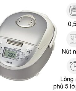 Nồi cơm điện tử cao tần Tiger 0.5 lít JPF-A55W-W