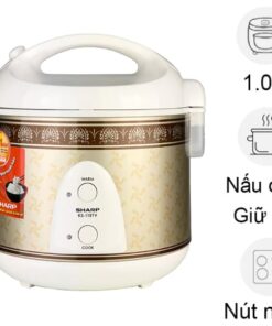 Nồi cơm nắp gài Sharp 1 lít KS-11ETV