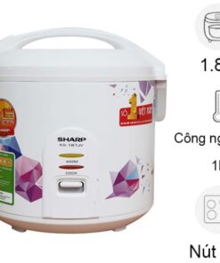 Nồi cơm nắp gài Sharp 1.8 lít KS-18TJV