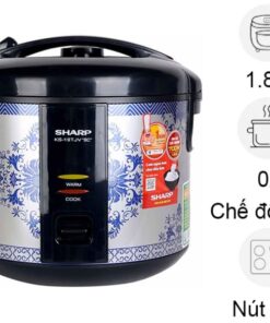 Nồi cơm điện Sharp 1.8 lít KS-19TJV “BC”