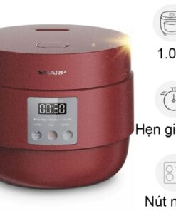 Nồi cơm điện tử Sharp 1 lít KS-COM100DV-RD