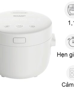 Nồi cơm điện tử Sharp 1.1 lít KS-COM110DV-WH