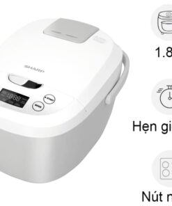 Nồi cơm điện Sharp 1.8 lít KS-COM180EV-GY