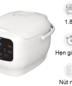 Nồi cơm điện tử Sharp 1.8 lít KS-COM183MV-WH