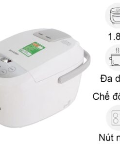Nồi cơm điện tử Sharp 1.8 lít KS-COM185EV-SL