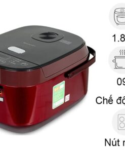 Nồi cơm điện tử Sharp 1.8 lít KS-COM194EV-RD
